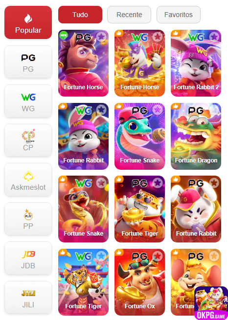 Experiência de Jogos okpg.com